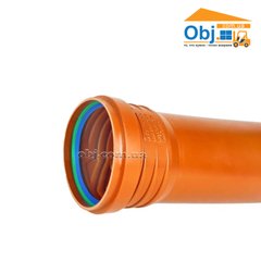 Труба ЗК 110х2000мм ASG Esterno (оранжевый)