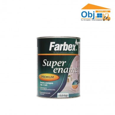 Фарбекс эмаль алкидная бежевая Farbex Super enamel ПФ-115П (0,3кг)