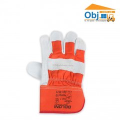 Перчатки (Комбинированные оранжевые) Долоні4573