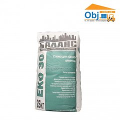 Цементна стяжка для підлоги ЕКО-30 Баланс (25кг)