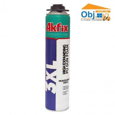 Пена монтажная Akfix 3XL PRO 65 (850мл/65л)