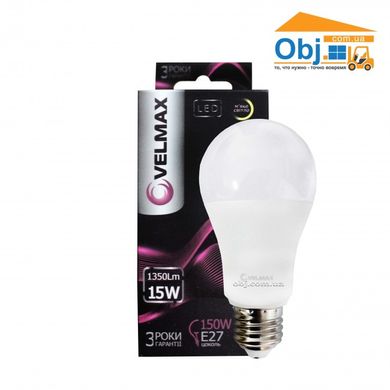 Світлодіодна лампа LED Velmax 15W E27 (м'яке світло)