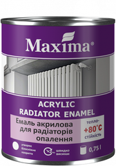 Эмаль акриловая для радиаторов 0,75л MAXIMA (шт.)