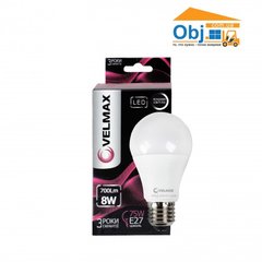 Світлодіодна лампа LED Velmax 8W E27 (яскраве світло)