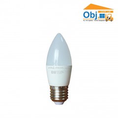 Світлодіодна лампа LED LEBRON 6W E27 (свічка) (м'яке світло)