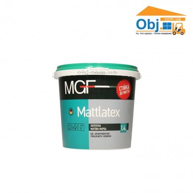 Фарба MGF Mattlatex МГФ М100 матлатекс фарба латексна (1,4 кг)